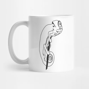 Chameleon sketch Mug